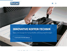 Tablet Screenshot of procase.de